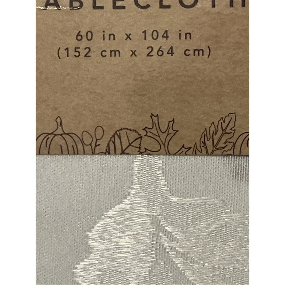 Autumn Medley Pumpkin‎ Pattern 60x104 Thanksgiving Tablecloth New!